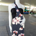 33 Ways Dress - Off the Rack - Pink Flowers on Blue